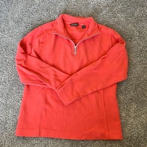 Tommy Bahama - Women’s Quarter Zip - Like New - L - Coral